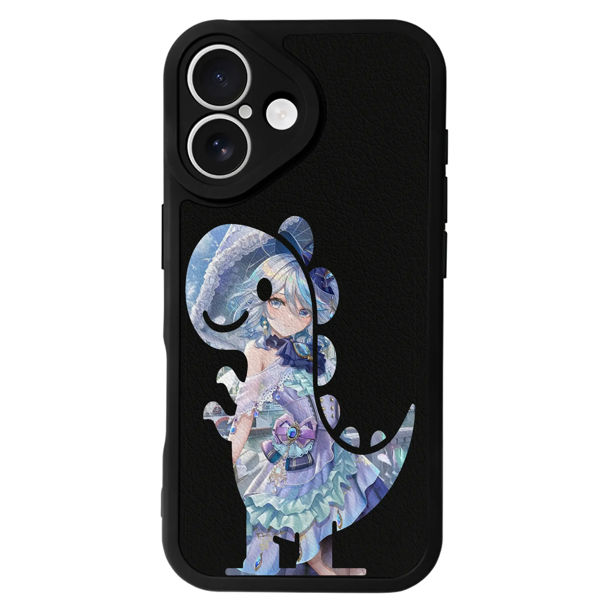 原 神 グッズ フリーナ - IPhone 16シリーズ対応 ・ シリコンスマホケース ・ レザー調 ・ 高精度フィット ・ 耐衝撃 ・ ワイヤレス充電対応 ・ 精密カット